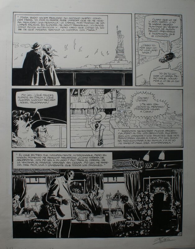 Rubén Pellejero, Dieter Lumpen Planche 35 - Planche originale