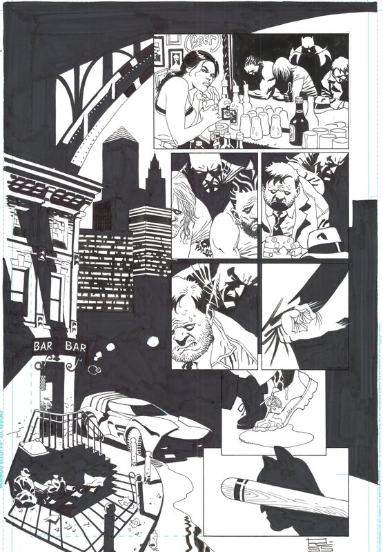 Eduardo Risso, Brian Azzarello, Batman Knight of Vengeance - Planche originale