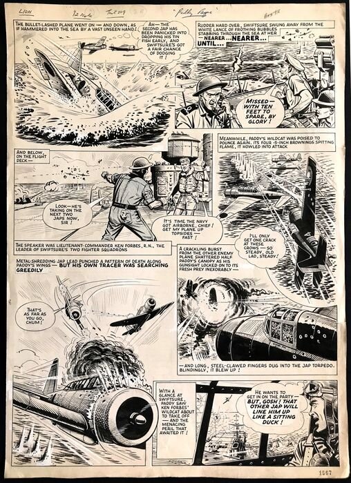 Joe Colquhoun - Paddy Payne, Warrior of the Skies - (1960) - Comic Strip