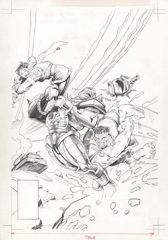 Couverture Hulk de Ciro Tota - Original Cover
