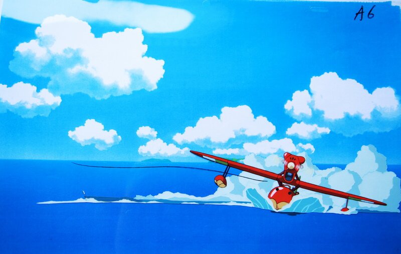 Porco Rosso by Hayao Miyazaki, Studio Ghibli - Original art
