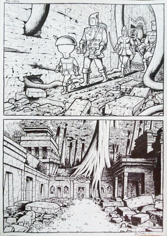 Dungeon Quest 2 par Joe Daly - Planche originale