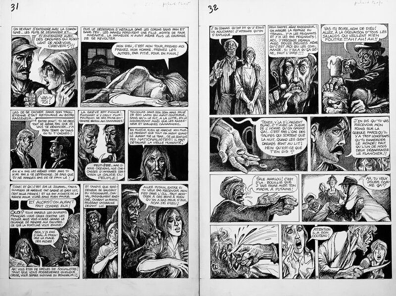 Pichard, Germinal by Georges Pichard, Emile Zola - Comic Strip