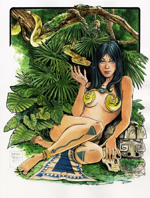 Jungle by Sorgone et Arhkage - Original Illustration