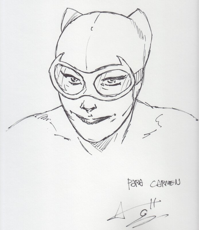 Catwoman by Ándres Guinaldo - Sketch