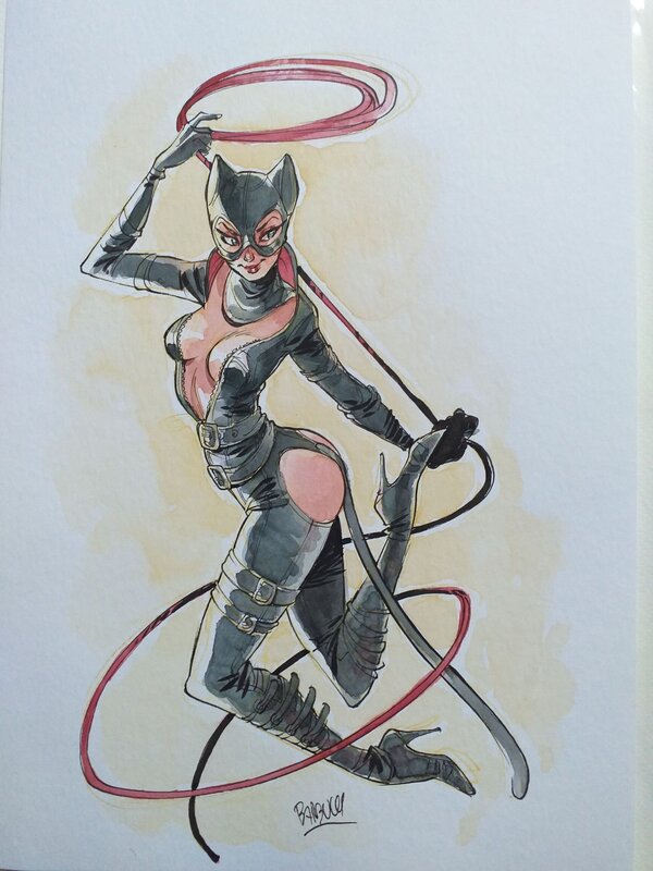 Catwoman by Alessandro Barbucci - Sketch