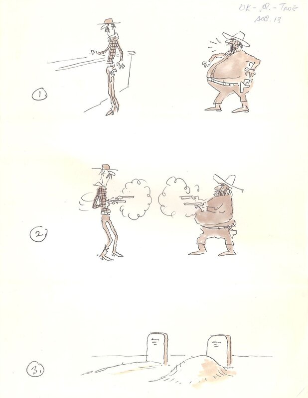 Duel by George Booth - Comic Strip
