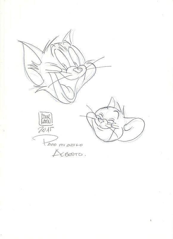 Tom y Jerry par Oscar Martin - Dédicace