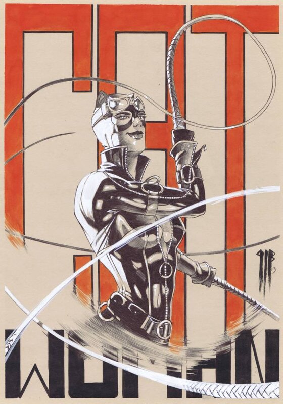 Catwoman par Bringel - Illustration originale