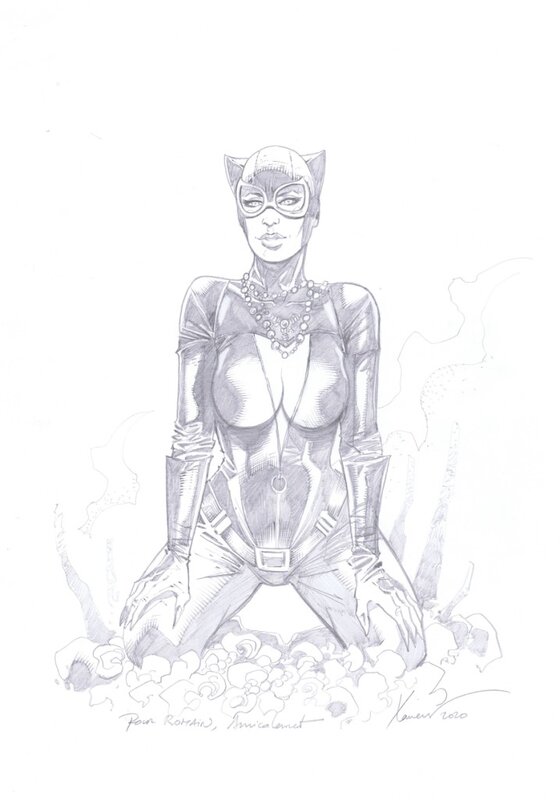 Catwoman par Xavier - Original Illustration