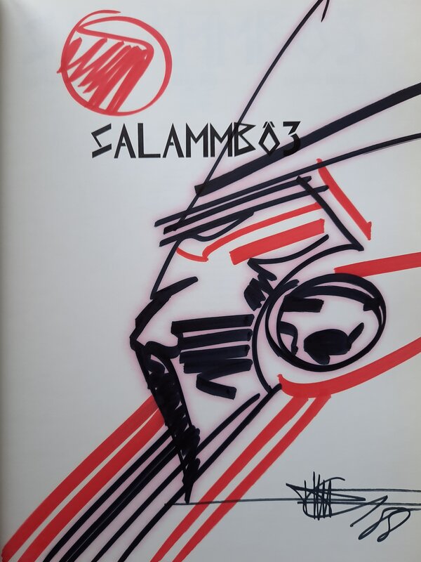 Matho, Salammbo 3 par Philippe Druillet - Dédicace
