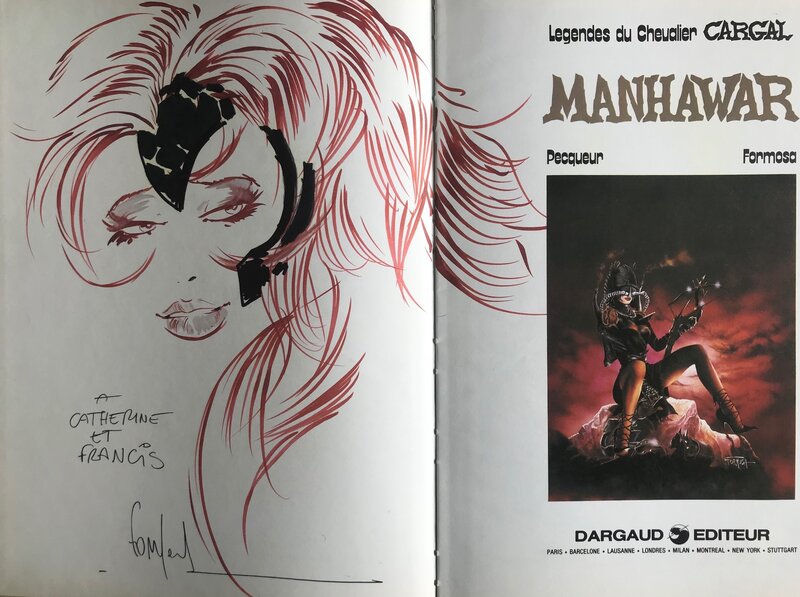 Gil Formosa, Chevalier Cargal - Manhawar - Sketch