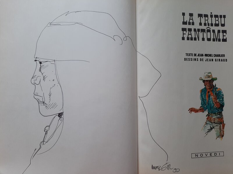 Jean Giraud, La tribu fantôme, Blueberry - Sketch