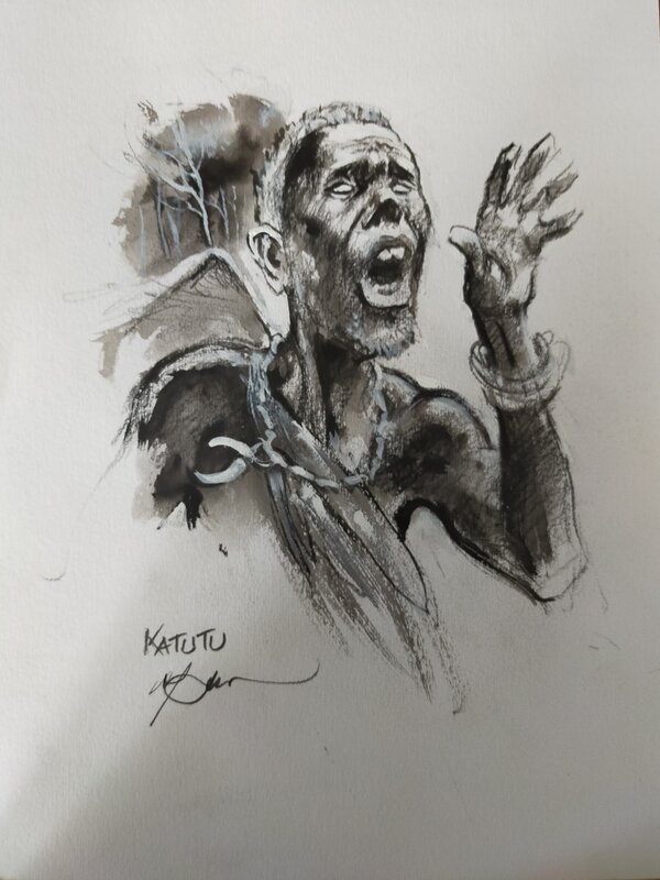 Katutu by René Follet - Original Illustration