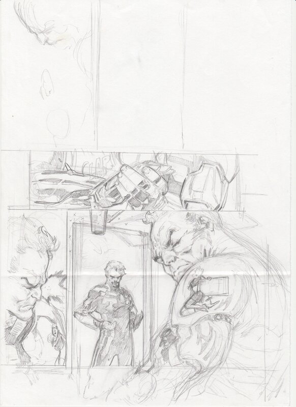 Pepe Larraz, Uncanny avengers (vol 2) 10 page 13 - Original art