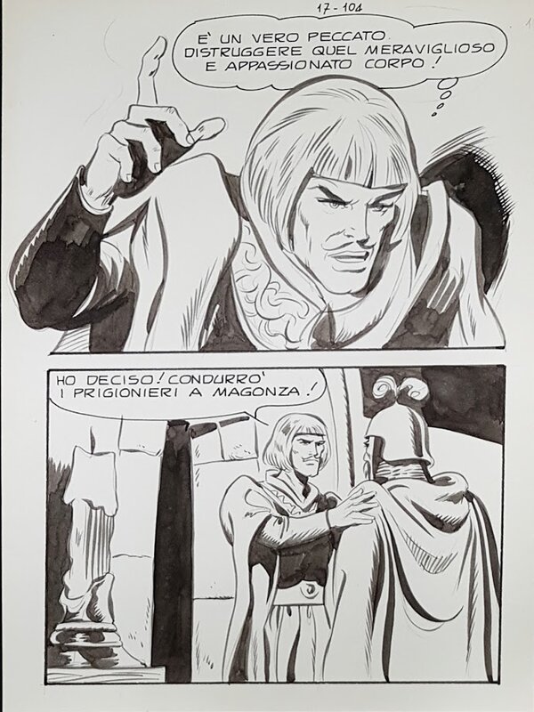 Lucifera #17 p104 par Leone Frollo - Planche originale