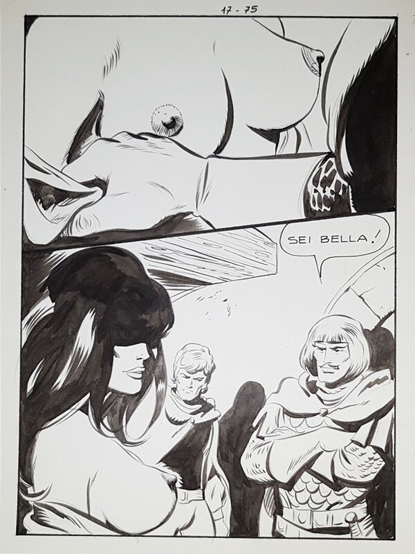 Lucifera #17 p75 par Leone Frollo - Planche originale