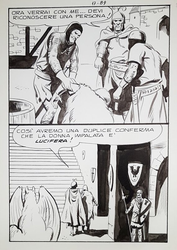 Lucifera #17 p89 par Leone Frollo - Planche originale