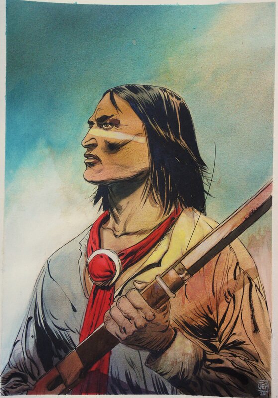 Geronimo par Jef - Illustration originale