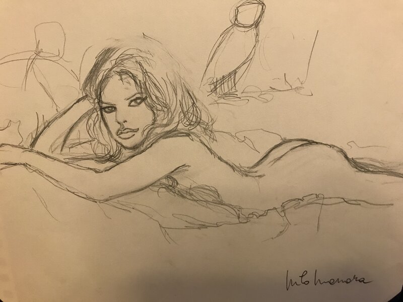 BB by Milo Manara - Original Illustration