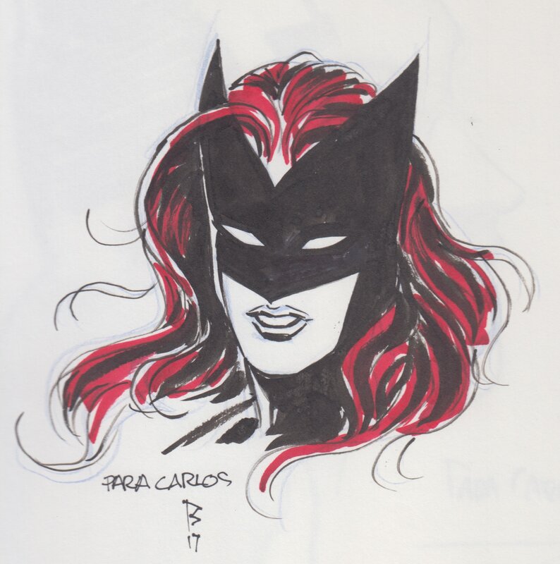 Batgirl par Fernando Blanco - Dédicace