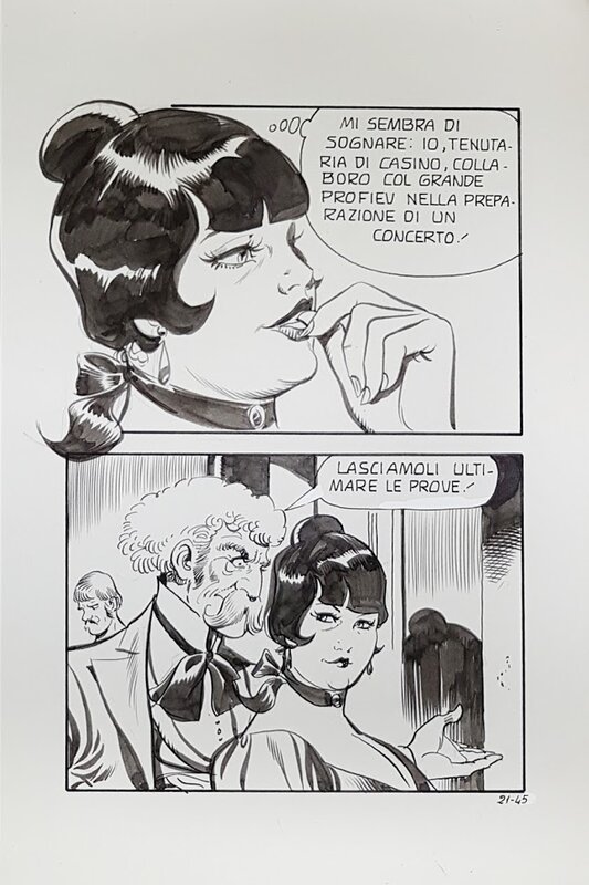 Casino #21 p45 par Leone Frollo - Planche originale