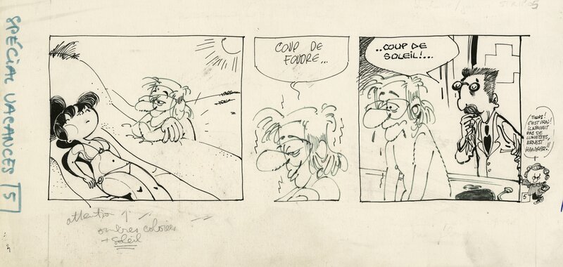 Bernard Hislaire, Frédéric Jannin, Les Mésaventures de Noisette - Comic Strip