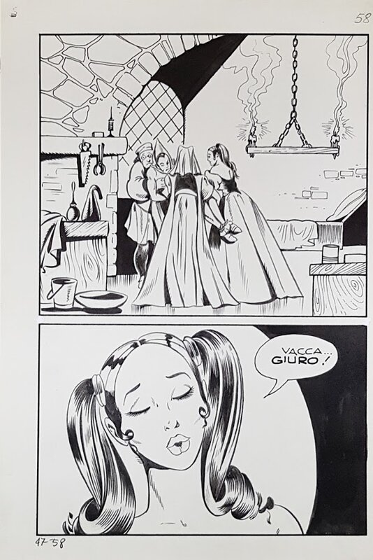 Maghella #47 p58 by Mario Janni - Comic Strip