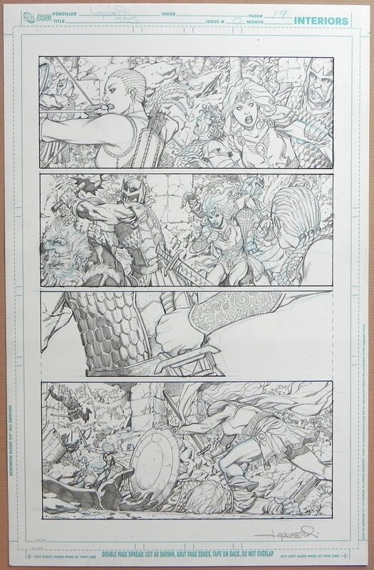 Aaron Lopresti, Sword of sorcery 2 épisode 0 - Planche originale