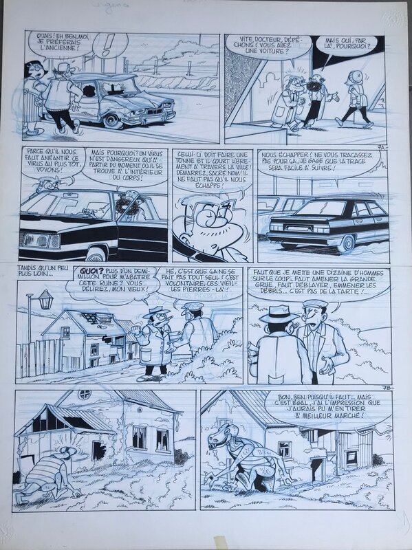 Didgé, Monsieur Edouard - Urgence pl 8 - Planche originale