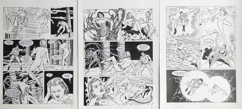 Fabio Iacomelli, Hammer n° 8 pl 70 à 72 - Planche originale