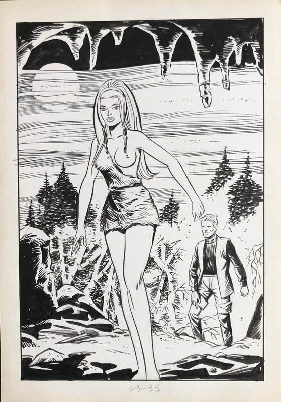 Giogio Cambiotti, Jacula la vampire n° 49 pl 33 - Planche originale