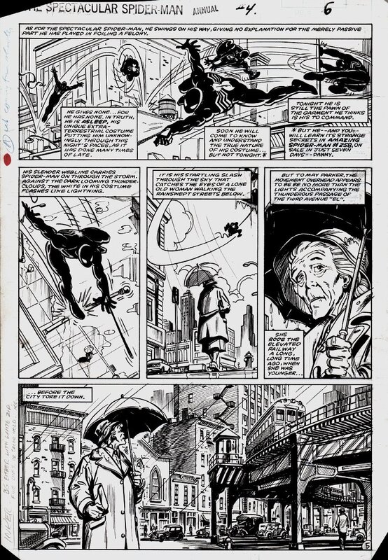 Spectacular Spiderman Annual # 4 pg 5 by Kerry Gammill, Carlos Garzón - Comic Strip