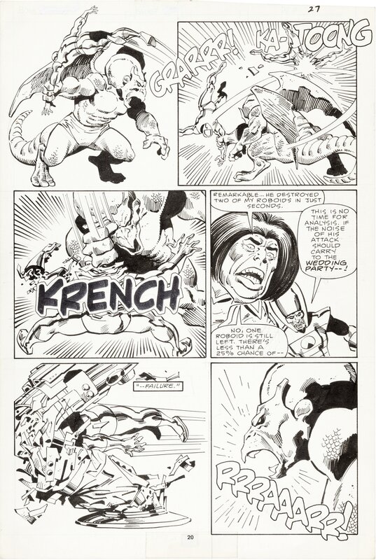John Buscema, Sal Buscema, Fantastic Four #300 page 20 - Illustration originale