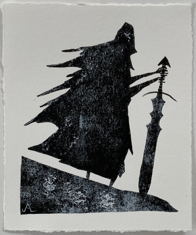 Jeffrey Alan Love - The Mountain of Smoke - Original Illustration