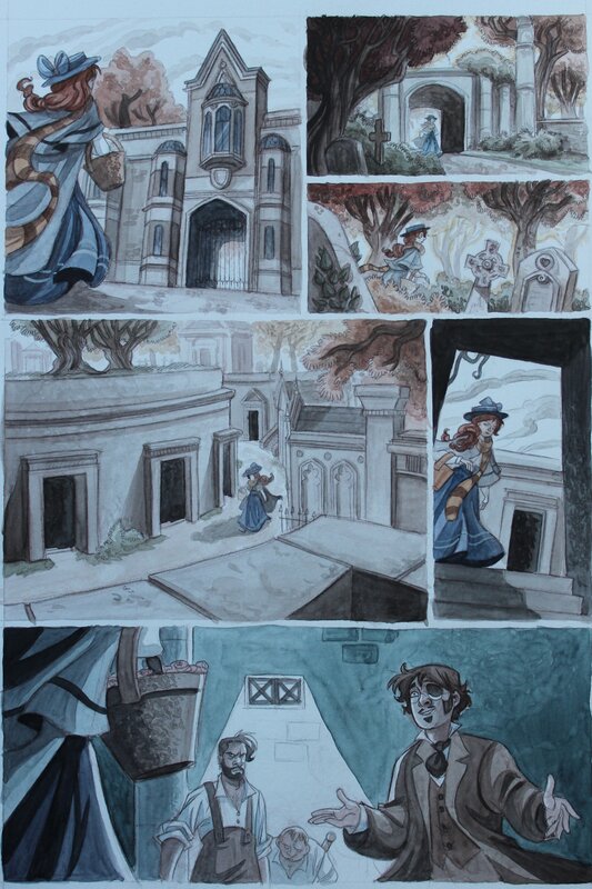 Clues T4 P10 par Mara - Planche originale