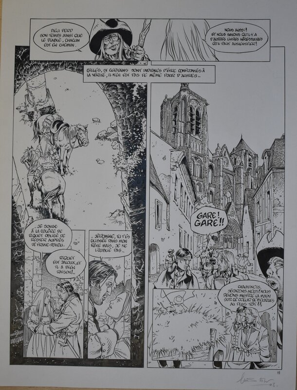 Le maitre de pierre by Jean-Marc Stalner, Alain Bardet, Hubert - Comic Strip