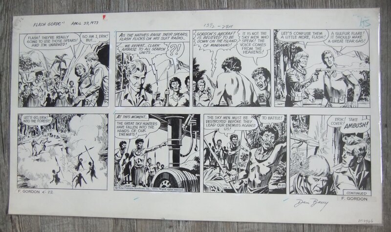 Barry - Flash Gordon - Planche originale