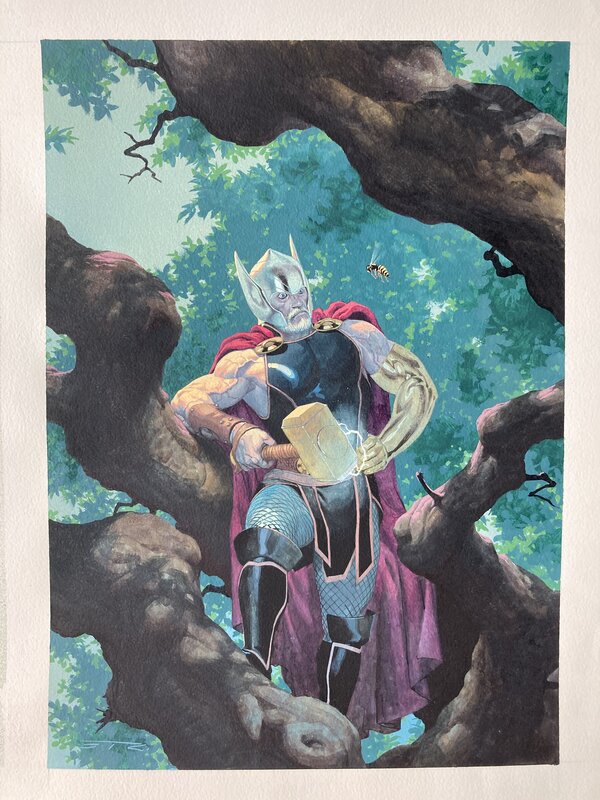 Esad Ribic, Thor (5th series), cover #1 - Couverture originale