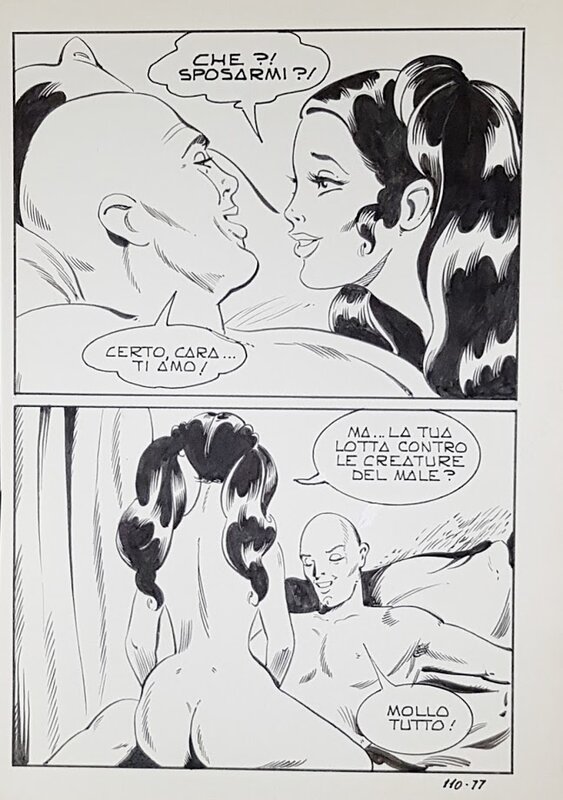 Maghella #110 p77 par Mario Janni - Planche originale