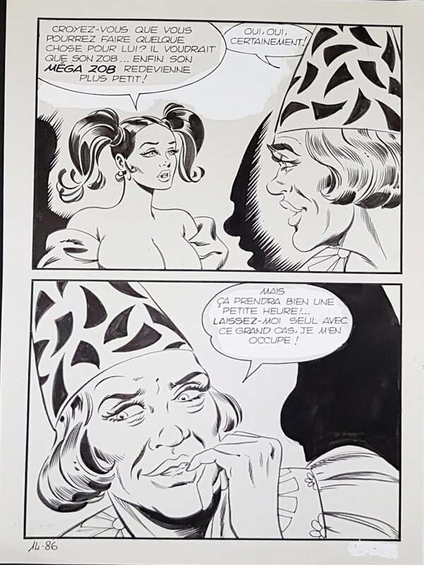 Maghella #14 p86 par Dino Leonetti - Planche originale