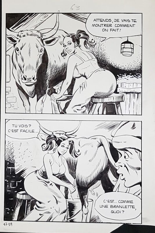 Maghella #17 p59 par Dino Leonetti - Planche originale