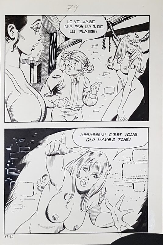 Maghella #17 p74 par Dino Leonetti - Planche originale