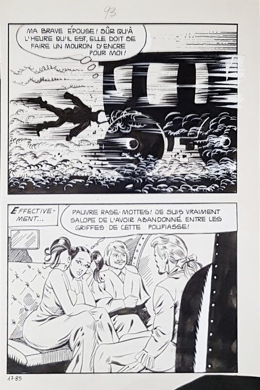 Maghella #17 p85 par Dino Leonetti - Planche originale