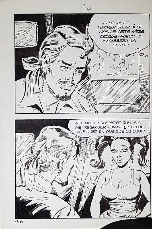 Maghella #17 p86 par Dino Leonetti - Planche originale