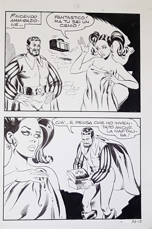 Maghella #33 p13 par Dino Leonetti - Planche originale