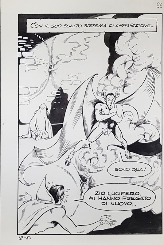 Maghella #47 p86 par Mario Janni - Planche originale