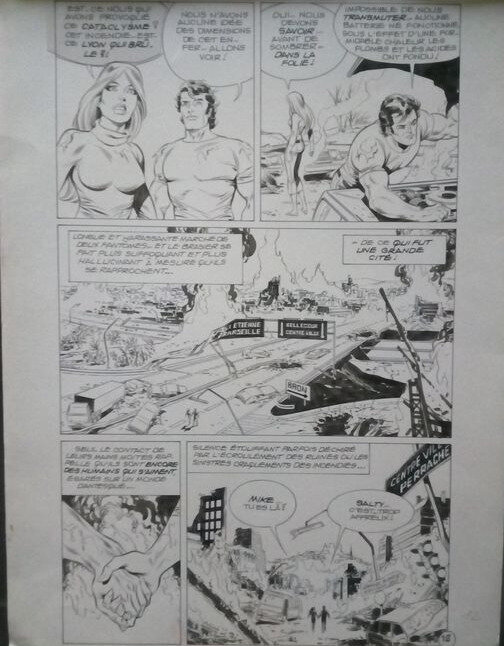 Jean-Yves Mitton, Mikros - Titans #80 p39 - Comic Strip