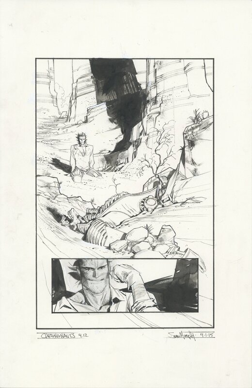 En vente - Chrononauts par Sean Murphy - Planche originale