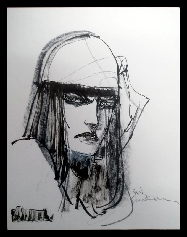 Elektra Assassin by Bill Sienkiewicz - Sketch